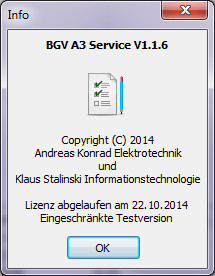 BGV A3 Service Info